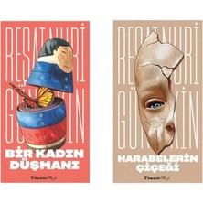 İnkılap Kitabevi Reşat Nuri Güntekin Bir Kadın Düşmanı +1 Adet Kitap Set