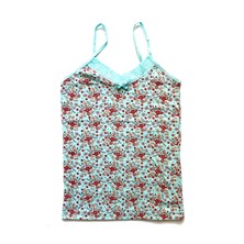 Çerçici Kadın Askılı Desenli Atlet Dantelli Empirme Pamuklu Penye D5-Royaleks