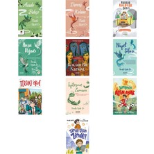 Cezve Kitap Funda Uçuk Er Asude Bahçe +9 Adet Kitap Set