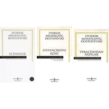 Türkiye İş Bankası Kültür Yayınları Fyodor Mihailoviç Dostoyevski Ecinniler (Karton Kapak) +2 Adet Kitap Set