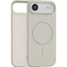 Fenza iPhone Air Uyumlu Içi Kadife Magsafe Wireless Şarz Özellikli Taş Renkli Telefon Kılıfı