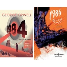 Domingo Yayınevi George Orwell 1984 (Grafik Roman) (Karton Kapak) +1 Adet Kitap Set