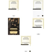 Türkiye İş Bankası Kültür Yayınları Fyodor Mihailoviç Dostoyevski Budala (Karton Kapak) +4 Adet Kitap Set