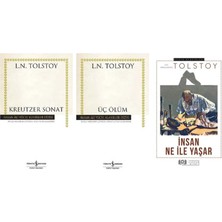 Türkiye İş Bankası Kültür Yayınları Lev N. Tolstoy Kreutzer Sonat (Karton Kapak) +2 Adet Kitap Set