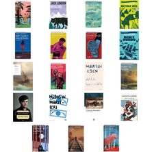 Türkiye İş Bankası Kültür Yayınları Jack London Ademden Önce +18 Adet Kitap Set
