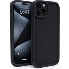 Fenza iPhone 12 Pro Max Uyumlu Kamera Çıkıntılı Mat Silikon Telefon Kılıfı