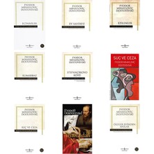 Türkiye İş Bankası Kültür Yayınları Fyodor Mihailoviç Dostoyevski Ecinniler (Karton Kapak) +8 Adet Kitap Set
