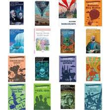 Türkiye İş Bankası Kültür Yayınları Jules Verne Ay'a Yolculuk +15 Adet Kitap Set