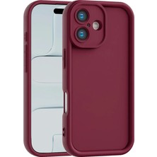 Fenza iPhone 16 Uyumlu Kamera Çıkıntılı Mat Silikon Telefon Kılıfı
