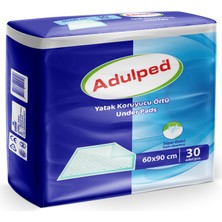 Adulped 60 x 90 cm Yatak Koruyucu Örtü 30 Adet