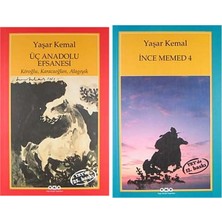 Yapı Kredi Yayınları Yaşar Kemal Üç Anadolu Efsanesi Köroğlu, Karacaoğlan +1 Adet Kitap Set