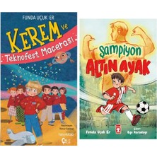 Funda Uçuk Er Kerem ve Teknofest Macerası +1 Adet Kitap Set