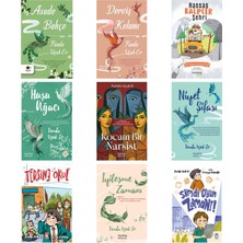 Cezve Kitap Funda Uçuk Er Asude Bahçe +8 Adet Kitap Set