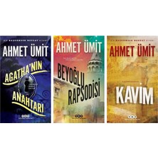 Yapı Kredi Yayınları Ahmet Ümit Agatha'nın Anahtarı +2 Adet Kitap Set
