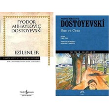 Türkiye İş Bankası Kültür Yayınları Fyodor Mihailoviç Dostoyevski Ezilenler (Karton Kapak) +1 Adet Kitap Set