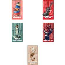 İnkılap Kitabevi Reşat Nuri Güntekin Bir Kadın Düşmanı +4 Adet Kitap Set