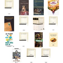 Türkiye İş Bankası Kültür Yayınları Lev N. Tolstoy Aile Mutluluğu (Karton Kapak) +14 Adet Kitap Set