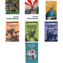 Jules Verne 80 Günde Devrialem +6 Adet Kitap Set