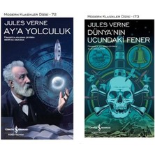 Türkiye İş Bankası Kültür Yayınları Jules Verne Ay'a Yolculuk +1 Adet Kitap Set