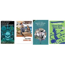 Türkiye İş Bankası Kültür Yayınları Jules Verne Dünya'nın Ucundaki Fener (Karton Kapak) +3 Adet Kitap Set