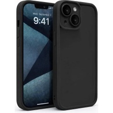 Fenza iPhone 15 Uyumlu Kamera Çıkıntılı Mat Silikon Telefon Kılıfı