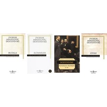 Türkiye İş Bankası Kültür Yayınları Fyodor Mihailoviç Dostoyevski Budala (Karton Kapak) +3 Adet Kitap Set