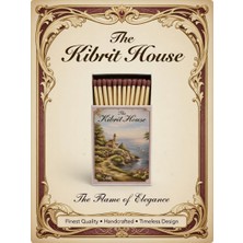 The Kibrit House  The Kibrit | Deniz Fenerli Kulübe Temalı Dekoratif Mum Yanı Kibrit Kutusu – Nostaljik Huzur
