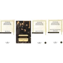 Türkiye İş Bankası Kültür Yayınları Fyodor Mihailoviç Dostoyevski Budala (Karton Kapak) +3 Adet Kitap Set