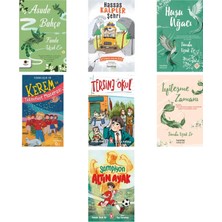 Cezve Kitap Funda Uçuk Er Asude Bahçe +6 Adet Kitap Set