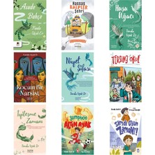 Cezve Kitap Funda Uçuk Er Asude Bahçe +8 Adet Kitap Set