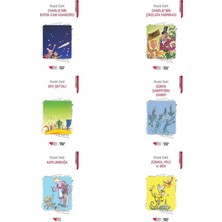 Can Çocuk Yayınları Roald Dahl Charlie'nin Büyük Cam Asansörü +5 Adet Kitap Set