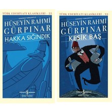 Türkiye İş Bankası Kültür Yayınları Hüseyin Rahmi Gürpınar Hakka Sığındık (Karton Kapak) +1 Adet Kitap Set