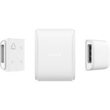 Krk Ajax Dual Curtain Outdoor, Kablosuz, Çift Taraflı Perde Tipi Hareket Dedektörü, Beyaz Krk