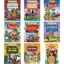 Metin Özdamarlar Alp Arslanın Yolu Anadolu +8 Adet Kitap Set