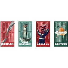 İnkılap Kitabevi Reşat Nuri Güntekin Acımak +3 Adet Kitap Set