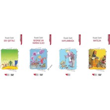Can Çocuk Yayınları Roald Dahl Dev Şeftali +3 Adet Kitap Set