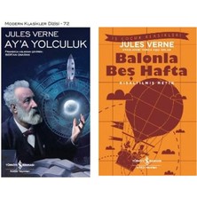 Türkiye İş Bankası Kültür Yayınları Jules Verne Ay'a Yolculuk +1 Adet Kitap Set