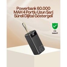 Getittir Tüm Cihazlara Uyumlu Çoklu Çıkışlı Powerbank - Lisinya