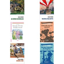 Jules Verne 80 Günde Devrialem +5 Adet Kitap Set
