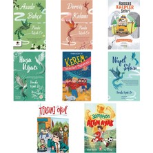 Cezve Kitap Funda Uçuk Er Asude Bahçe +7 Adet Kitap Set