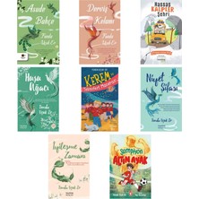 Cezve Kitap Funda Uçuk Er Asude Bahçe +7 Adet Kitap Set