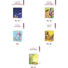 Can Çocuk Yayınları Roald Dahl Charlie'nin Büyük Cam Asansörü +4 Adet Kitap Set