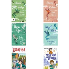 Cezve Kitap Funda Uçuk Er Asude Bahçe +5 Adet Kitap Set