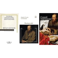 Türkiye İş Bankası Kültür Yayınları Fyodor Mihailoviç Dostoyevski Beyaz Geceler (Karton Kapak) +2 Adet Kitap Set