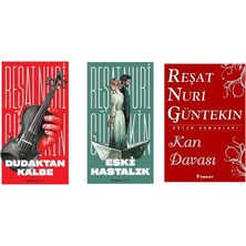 İnkılap Kitabevi Reşat Nuri Güntekin Dudaktan Kalbe +2 Adet Kitap Set