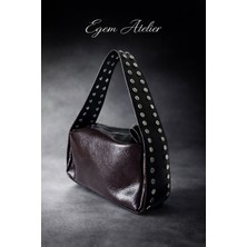 Egem Atelier Zımbalı Kol Çantası