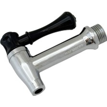 Süppürge Semaver Ile Uyumlu Musluk Göstergesiz, Dıştan Dişli, Demir, Kazan ve Kahveci Musluğu 10X7,5CM