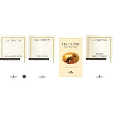 Türkiye İş Bankası Kültür Yayınları Lev N. Tolstoy Anna Karenina (Ciltsiz) +3 Adet Kitap Set