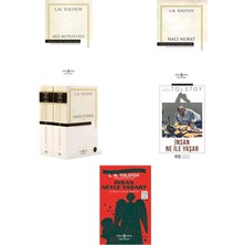 Türkiye İş Bankası Kültür Yayınları Lev N. Tolstoy Aile Mutluluğu (Karton Kapak) +4 Adet Kitap Set