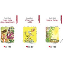 Can Çocuk Yayınları Roald Dahl Charlie'nin Çikolata Fabrikası (Ciltsiz) +2 Adet Kitap Set